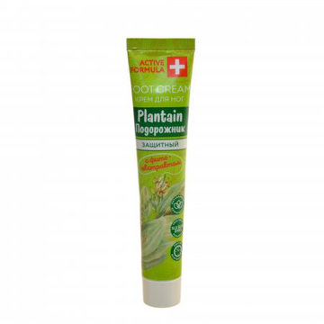 Крем для ног Защ.подорожник Active Form