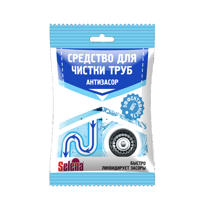 ХБК Селена Антизасор ср-во для чистки труб 90 гр.*24
