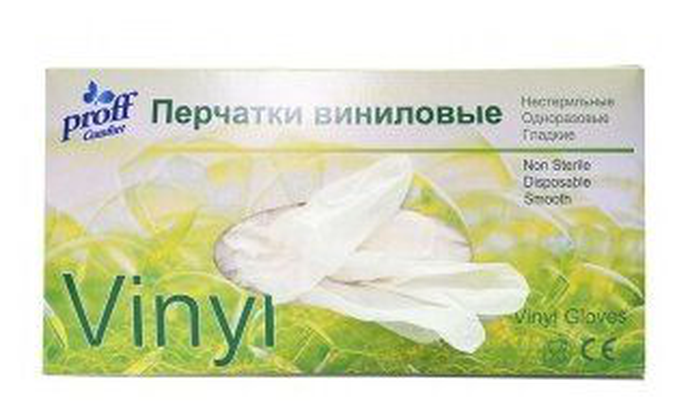 Перчатки Proff Comfort Vinil (M) 50