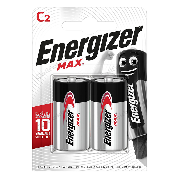 Батарейка Energizer  MAX Е93 LR14 AM2 2шт/вл6