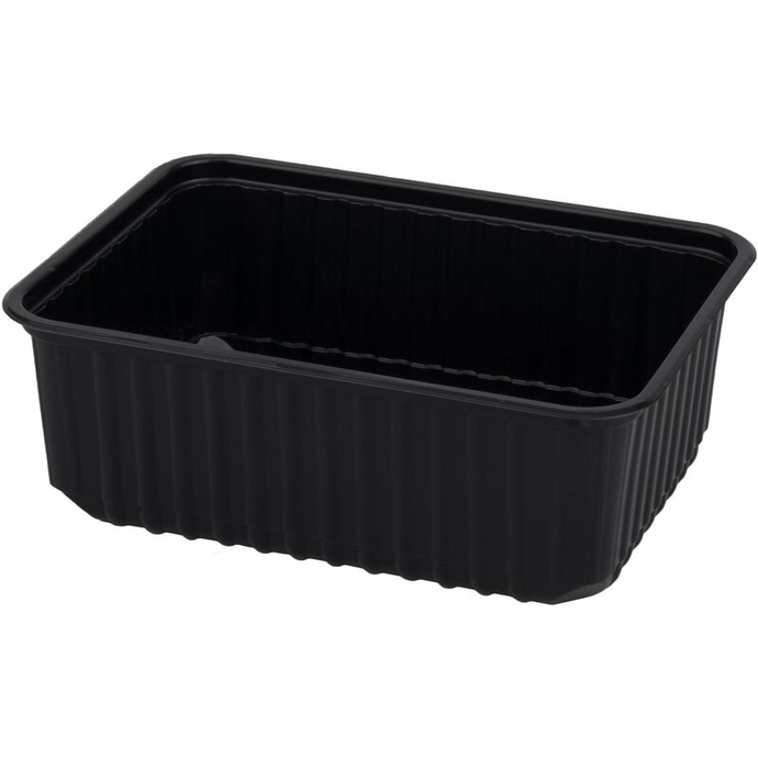 Контейнер прямоугольный 1000 мл. (179*132*64) черный ПП
