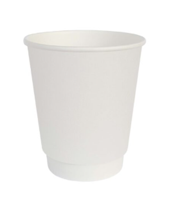 Стакан 250 мл. двухслойный *белый* (20/500) (кр.24-17877)