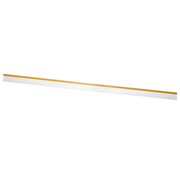 Ценникодержатели полочные самоклеящиеся прозрачные 1250 мм,  КОМПЛЕКТ 10 шт