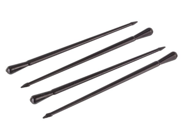 Пики декоративные "Булава" пластик, черные, 8,5 см, 400 шт в уп/35 упак/коробка