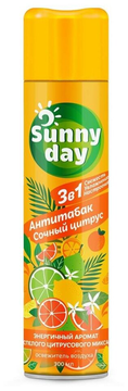 Освежитель Sunny Day 300мл Антитабак/12 must
