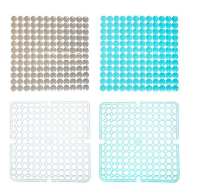 VETTA Коврик в раковину противоскользящий "Кругляш", 27x27см, 28х28см, 4 цвета