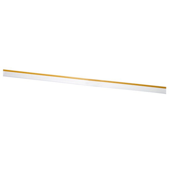 Ценникодержатели полочные самоклеящиеся прозрачные 1250 мм,  КОМПЛЕКТ 10 шт