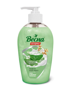 МЖ крем-мыло 'ВЕСНА Ассорти' алоэ и овсяное молочко 280 мл арт. 5098