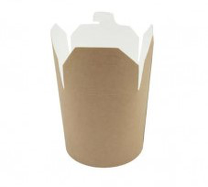 Контейнер бумажный 450 мл "China Pack" крафт* 50/500