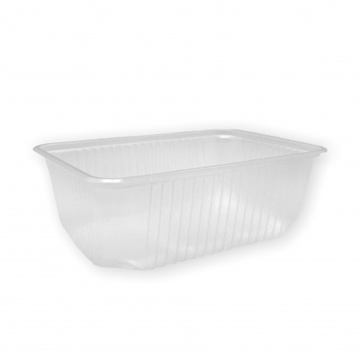 Контейнер 1000 мл 179*132 однораз. пластик. упаковочный УК-364Б-01, ППП, натур. (Каштан) /300