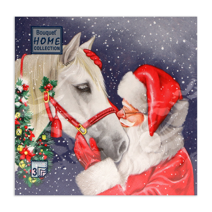 Салфетки 20л, Bouquet Home Collection Classic, 3хсл., "Верный друг"/12