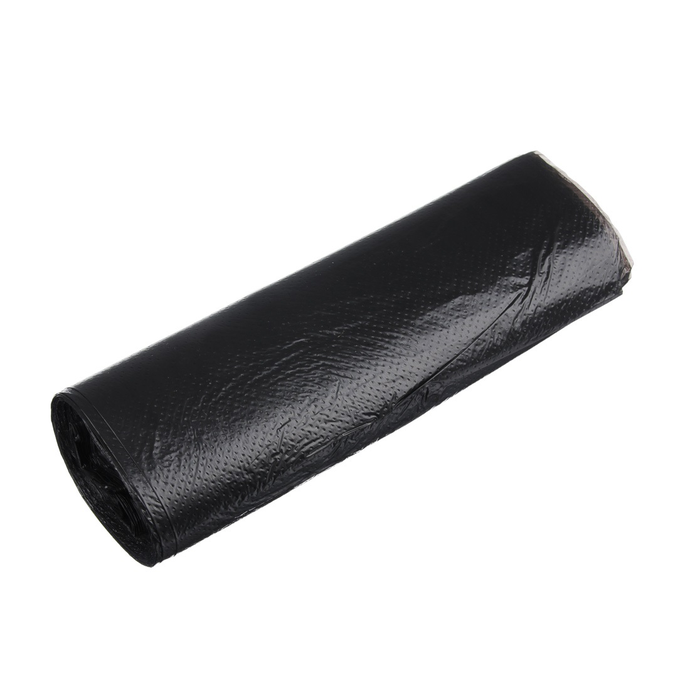 Мусорные мешки 30л (30шт.) черн 7 мкм в рулоне