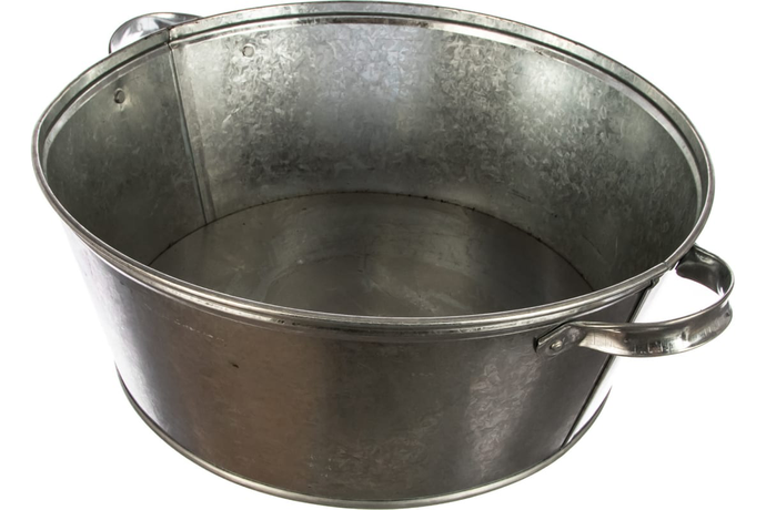 Таз оцинк. стандарт круглый 13 л.