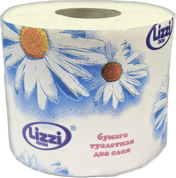 Туалетная бумага "Lizzi" 2-сл. 1 рул./вл.48