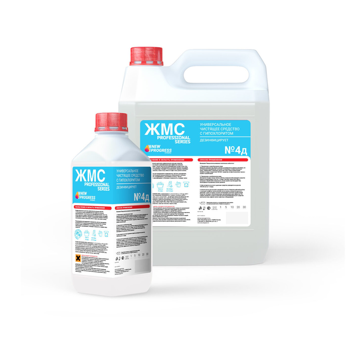ЖМС № 4Д Дезинфицирующее средство с хлором, 5л