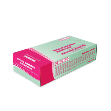 Перчатки виниловые нестерильн неопудрен L SITEK PRO