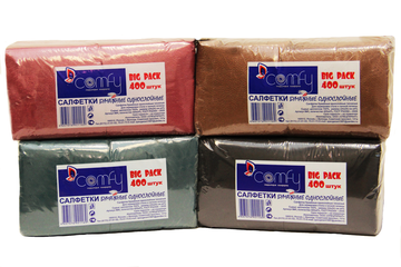 Салфетка Comfy БигПак тонированная 350 л./вл.15