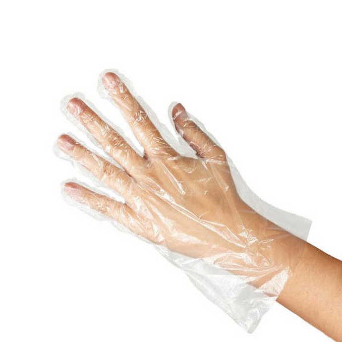 Перчатки полиэтиленовые лайт 100 шт/уп Libry, М/100