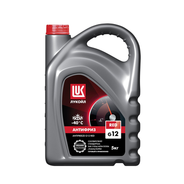 Антифриз ЛУКОЙЛ -40С G12 (красный) 5 кг