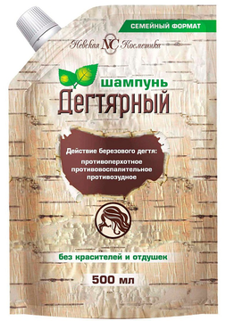 Н/к  Шампунь Дегтярный  500 мл   ДОЙ-ПАК        6*12//1176