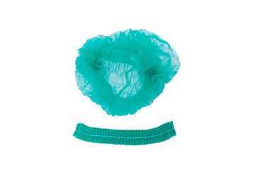 Шапочка шелк-флис зеленая*100/1000