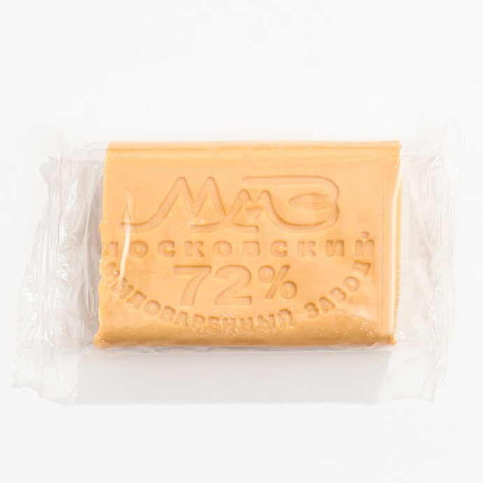 Мыло хозяйственное 72%,  в укап. 150гр  флоу пак