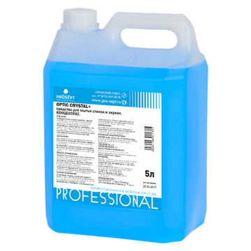 Средство для мытья стекол и зеркал OPTIC CRYSTAL 5л