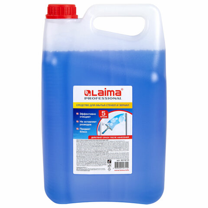 Средство для мытья стекол и зеркал 5л LAIMA PROFESSIONAL, 601610