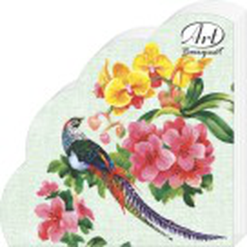 Салфетки Art Bouquet RONDO  "Райский сад" 3сл.12л/вл.15