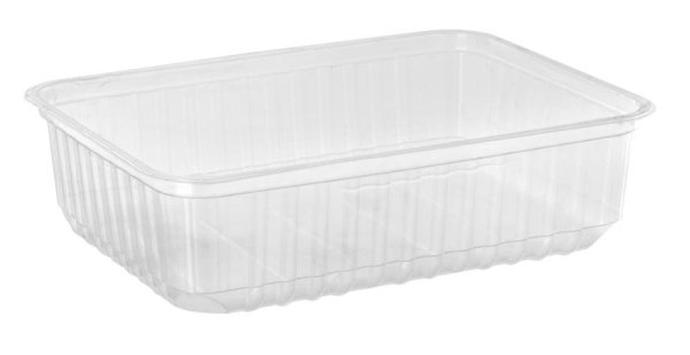 Контейнер прямоугольный 750 мл 179х132х46 мм, прозрачный ПП (крышка 17-2482)*500