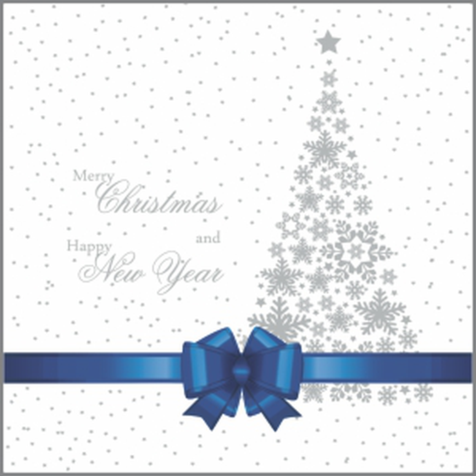 Салфетки Art Bouquet "Подарок Синяя Лента NEW" 33х33 ,3 слоя .20л /вл.12