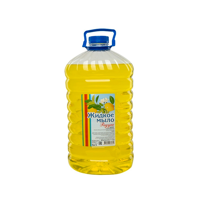Жидкое мыло «Радуга»  (лимон) ПЭТ 5000 мл