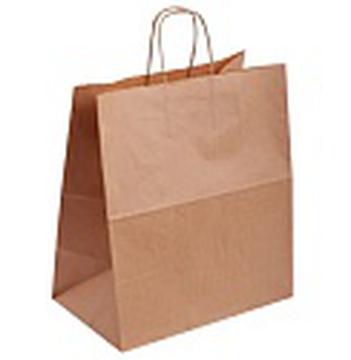Пакет бумажный с кручеными ручками 320*200*340* крафт 250/200/300