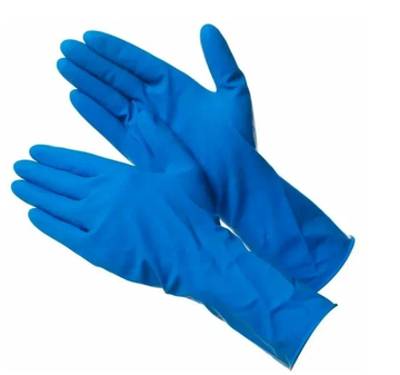 HR002G Перчатки латексные прочные M, 50 шт в коробке/10