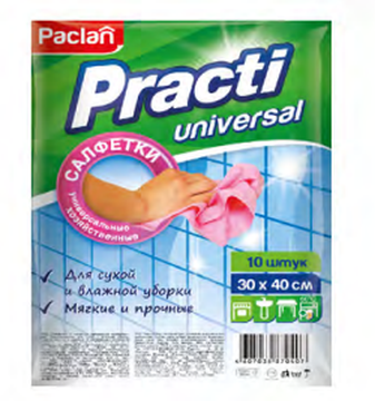 САЛФЕТКА УНИВЕРСАЛЬНАЯ 30Х40 СМ (БЛОК 10 ШТ.