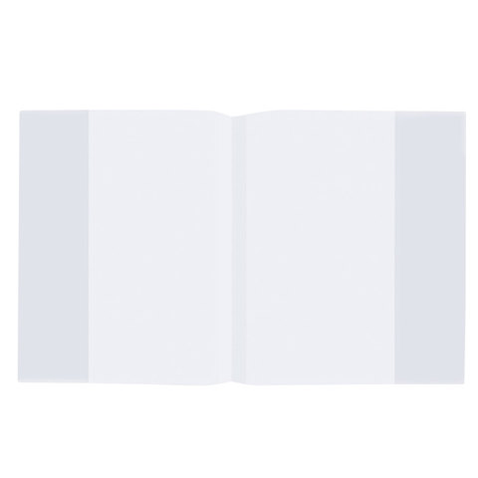 Обложка ПП для тетради и дневника ПИФАГОР прозрачная, плотная, 210х350 мм, 60 мкм