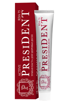 зубная паста PRESIDENT Active (75 RDA) 75 г
