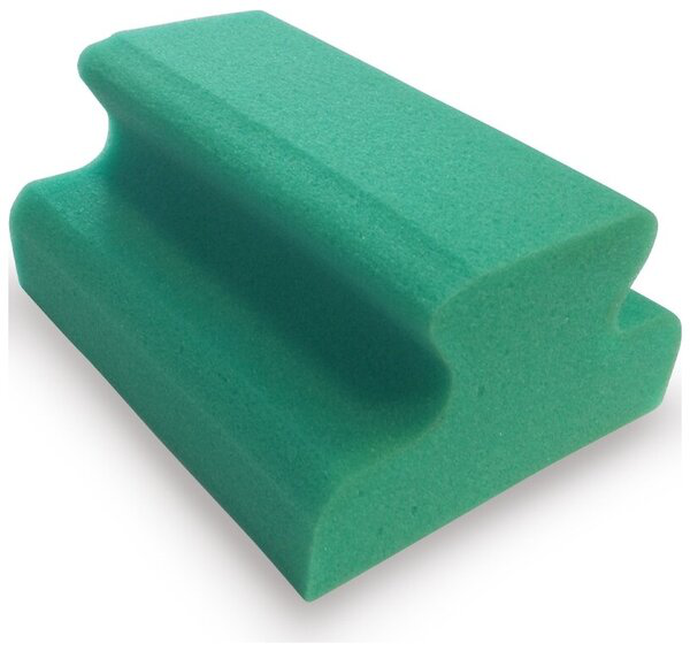 Губка поролоновая AVS SP-04 (рельса) в вакуумной упаковке (166*130*77мм)