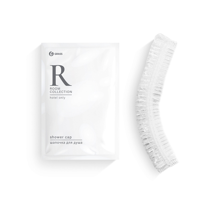 Шапочка для душа GRASS "Room" (флоу-пак)/вл.200, HR-5019