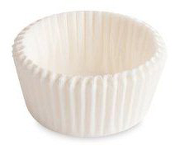 Бумажные формы  для пироженных круглые, белые,  высота 20 мм, в 35 мм 2000 шт\уп