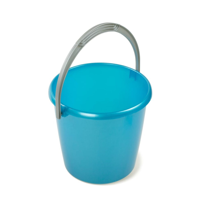 Ведро "СОЛО" 5 л перламутровое бирюзовое