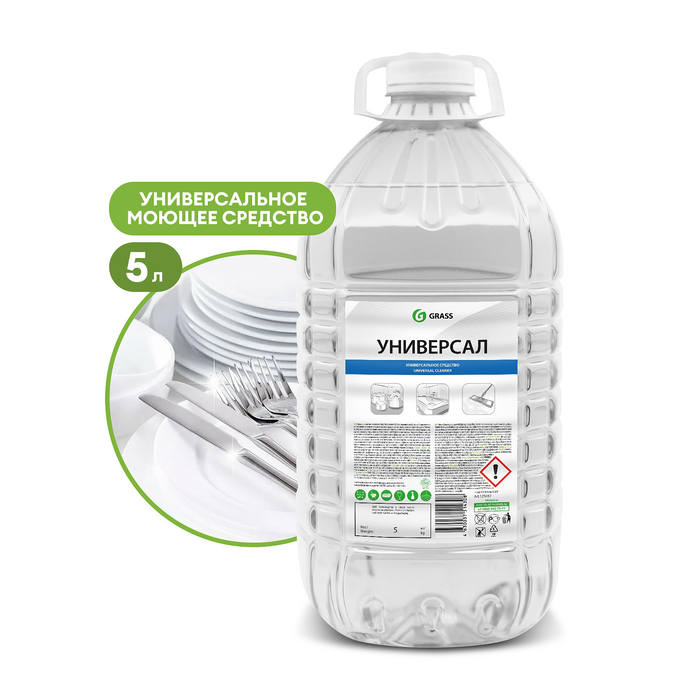 АКЦИЯ Универсальное пенное моющее средство GRASS  "Универсал", 5 кг/вл.1, 125457