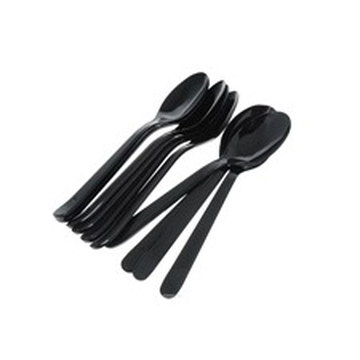 Ложка 18 см черная Премиум Компакт 48шт/уп
