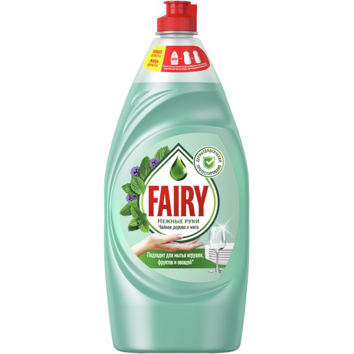 ФЕЙРИ д/посуды 900 мл. Нежные руки, "Чайное дерево"