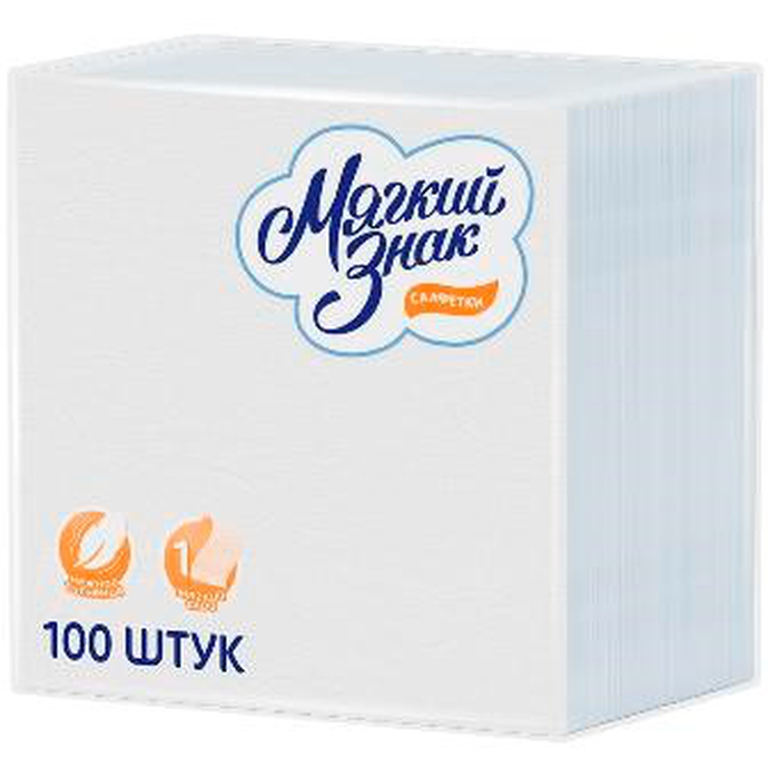 Салфетка Ь знак 24х24 100 л./вл.40 С4