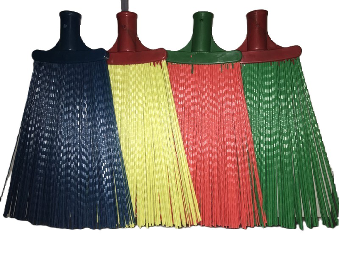 Метла синтетическая "Веерная" без черенка