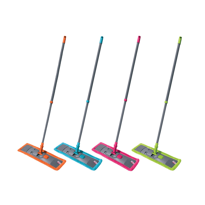 Швабра с флаундером 40 см, телескоп черенок 130см, МОП микрофибра YORK Classic