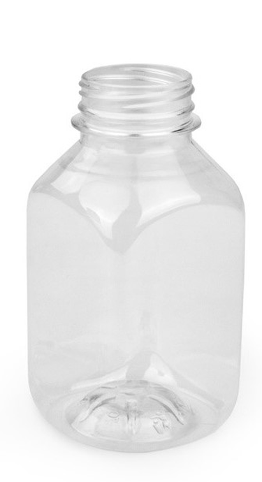 Бутылка ПЭТ 0,3литра с широким горлом с крышкой, прозр