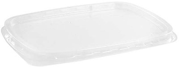 Крышка для контейнеров 108*82 мм, размер 115*90 мм, прозрачный ПП 100*1000