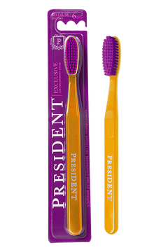 Зубная щетка PRESIDENT® Exclusive арт. 4904.01 (Цвет в ассортименте)